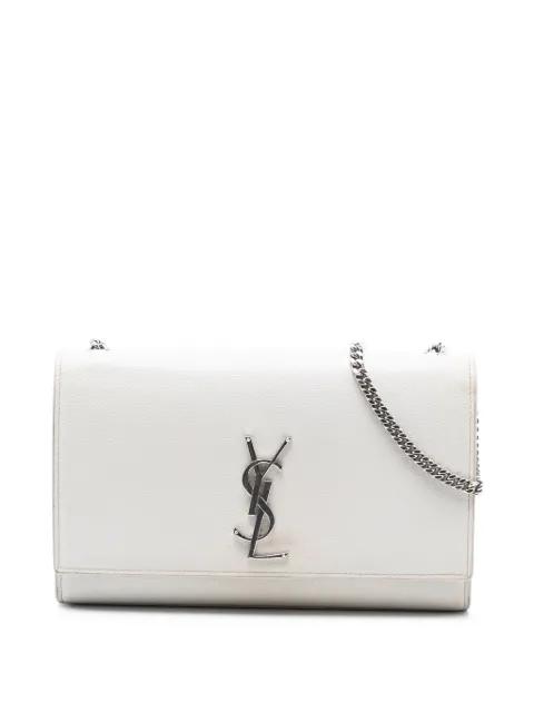 2017 Medium Grain De Poudre Monogram Kate crossbody bag by SAINT LAURENT 