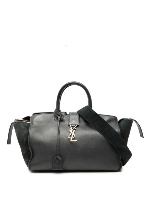 2017 Small Leather Downtown Cabas satchel by SAINT LAURENT 