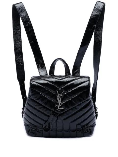 2017 Small Matelasse Patent Monogram LouLou backpack by SAINT LAURENT 