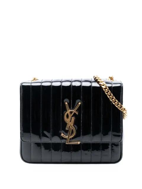 2018 Large Patent Vicky crossbody bag by SAINT LAURENT 