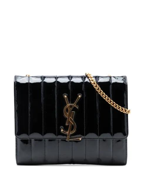 2018 Medium Patent Vicky crossbody bag by SAINT LAURENT 