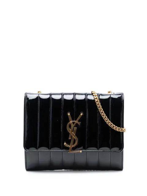 2018 Medium Patent Vicky crossbody bag by SAINT LAURENT 