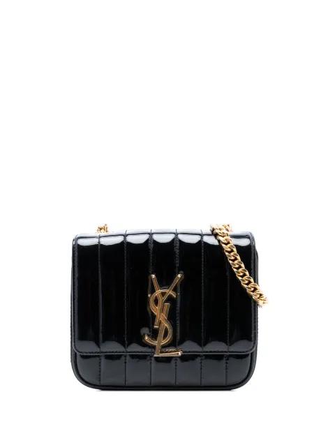 2018 Small Patent Monogram Vicky Chain Bag crossbody bag by SAINT LAURENT 