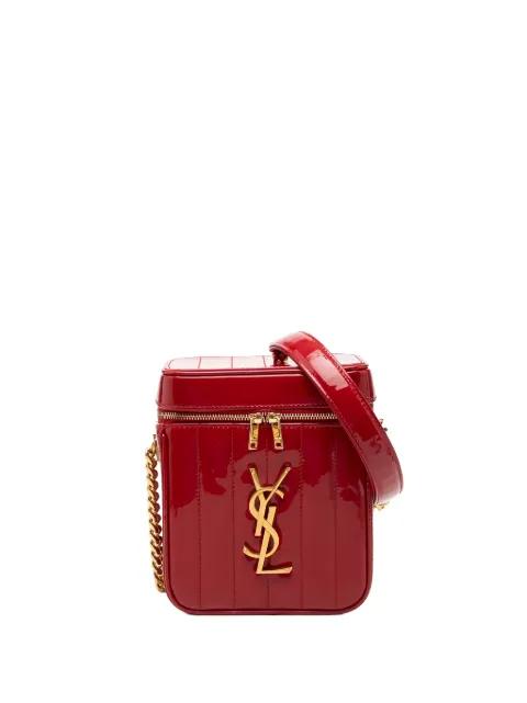 2019 Matelasse Patent Monogram Vicky Vanity Bag crossbody bag by SAINT LAURENT 