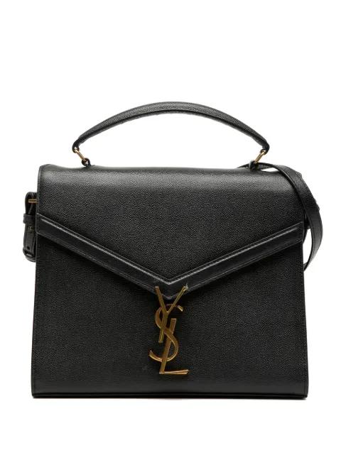 2019 Medium Grain de Poudre Classic Monogram Cassandra Top Handle Bag satchel by SAINT LAURENT 