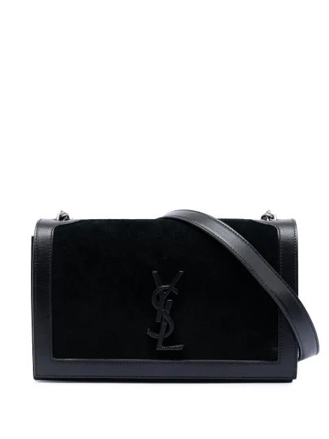 2019 Suede Monogram Book Bag crossbody bag by SAINT LAURENT 