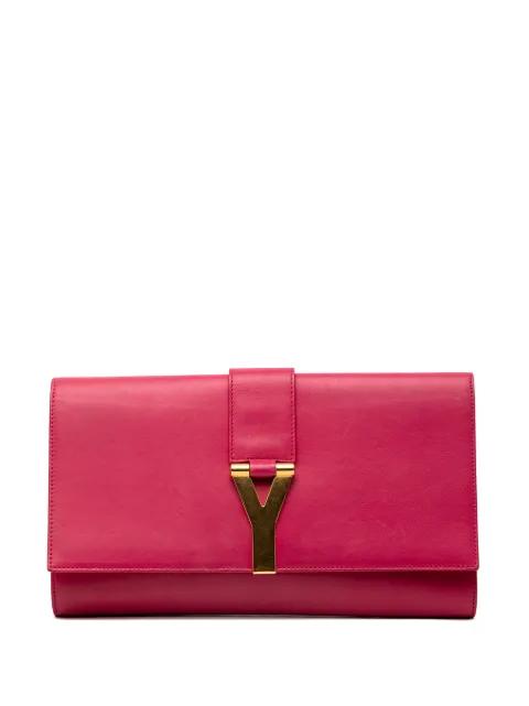 2020 Leather Chyc Ligne clutch bag by SAINT LAURENT 