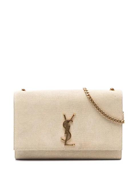 2020 Medium Embossed Nubuck Monogram Kate crossbody bag by SAINT LAURENT 