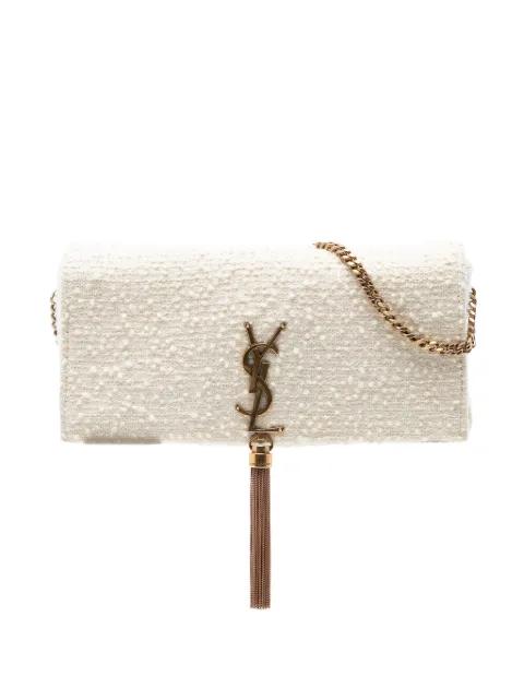 2020 Tweed Monogram Kate 99 Tassel Bag satchel by SAINT LAURENT 