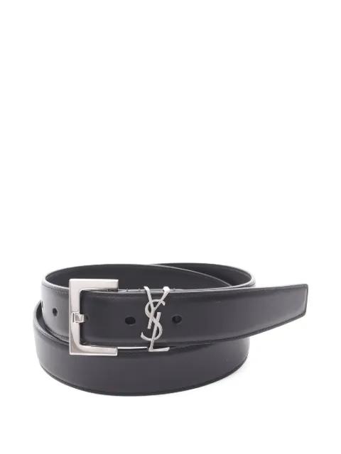 2020S Cassandre logo buckle belt by SAINT LAURENT 