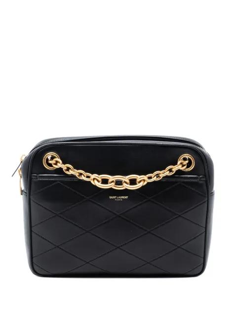 2021 Quilted Lambskin Le Maillon Chain shoulder bag by SAINT LAURENT 