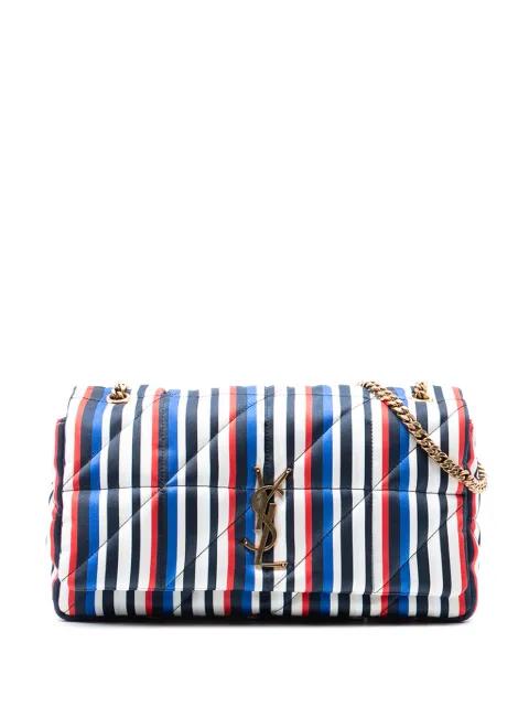 2022 Medium Quilted Silk Carre Patchwork Jamie shoulder bag by SAINT LAURENT 