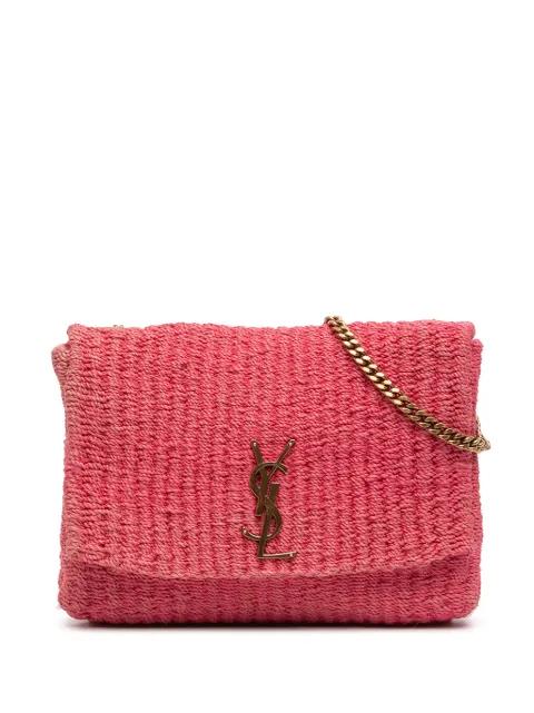 2023 Medium Raffia Monogram Kate crossbody bag by SAINT LAURENT 