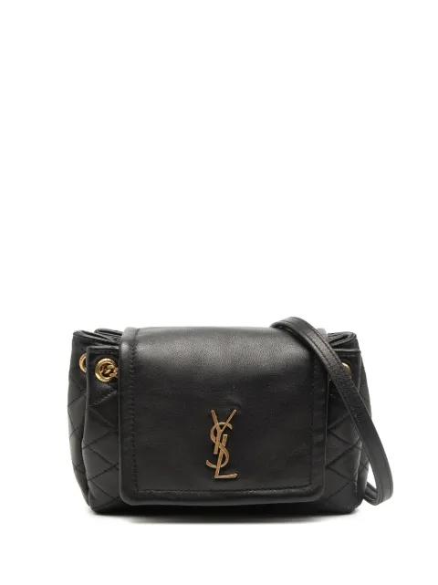 2023 Mini Quilted Lambskin Monogram Nolita Bag crossbody bag by SAINT LAURENT 