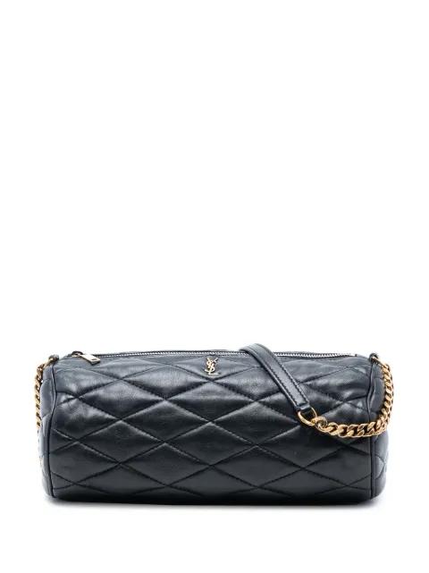 2023 Small Quilted Lambskin Sade Tube Bag shoulder bag by SAINT LAURENT 