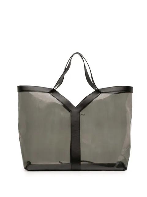 2025 Maxi PVC Transparent Y tote bag by SAINT LAURENT 