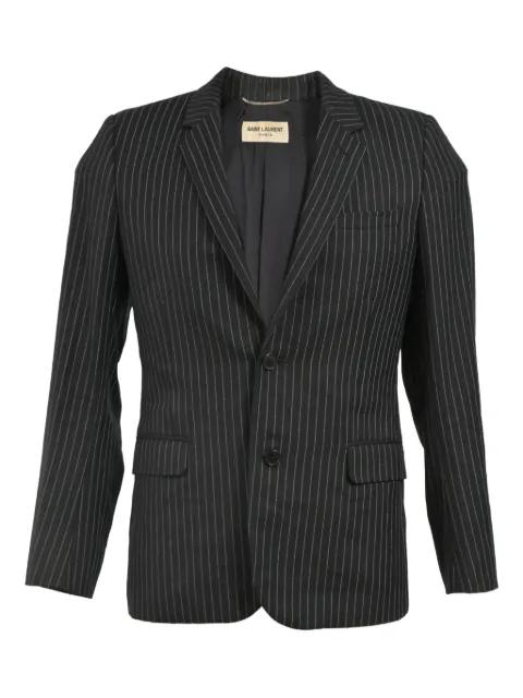 70mm pinstripe single-breasted blazer by SAINT LAURENT 