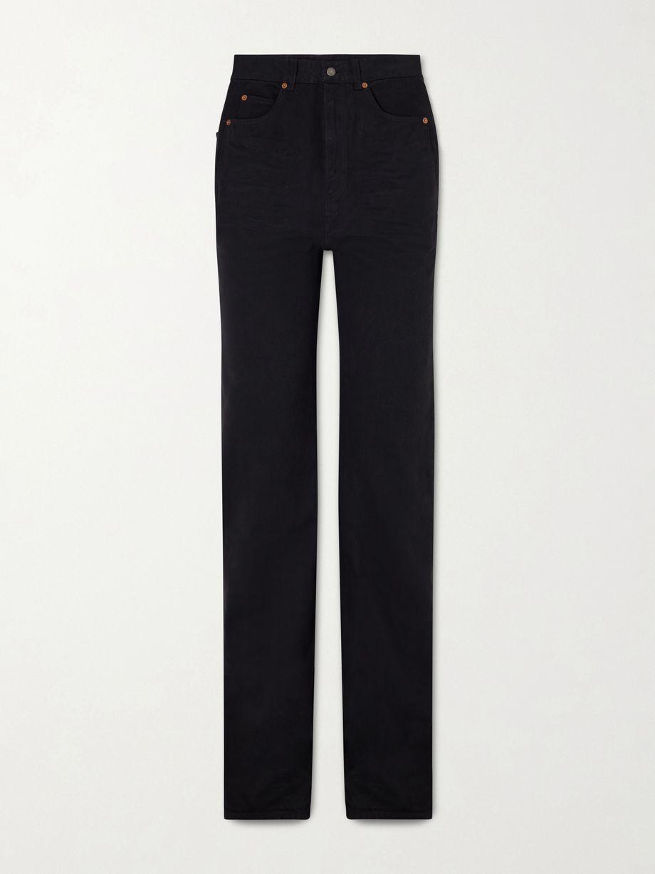 70's high-rise straight-leg jeans by SAINT LAURENT