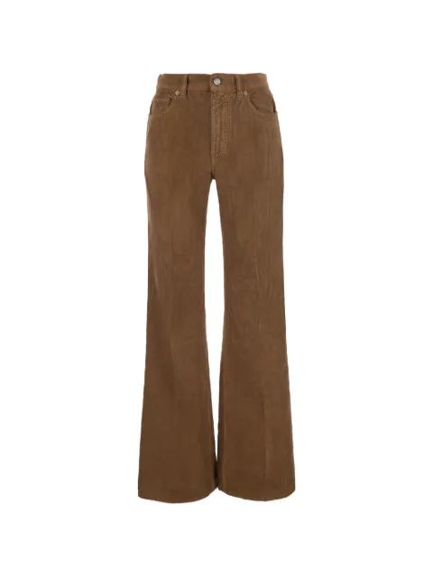 70's pants in corduroy by SAINT LAURENT