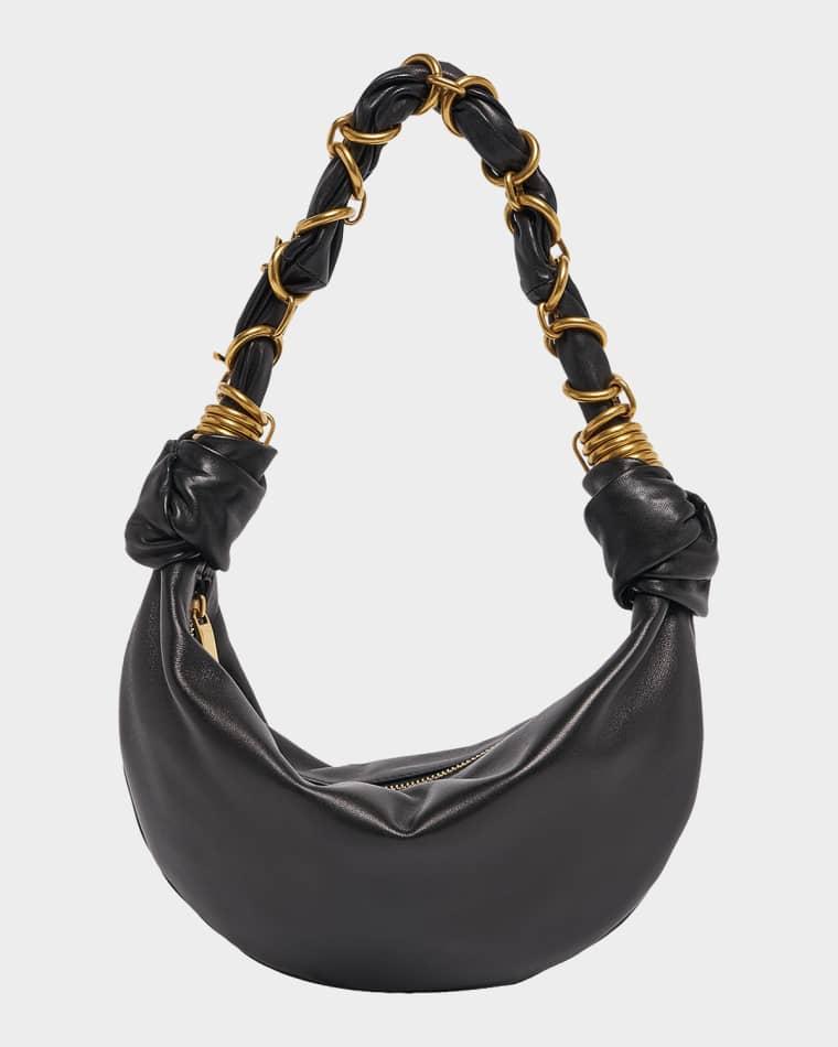 Amalia Mini YSL Leather Hobo Bag by SAINT LAURENT