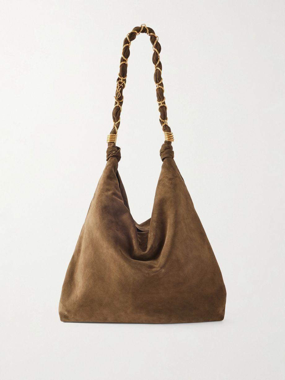 Amalia medium suede tote by SAINT LAURENT