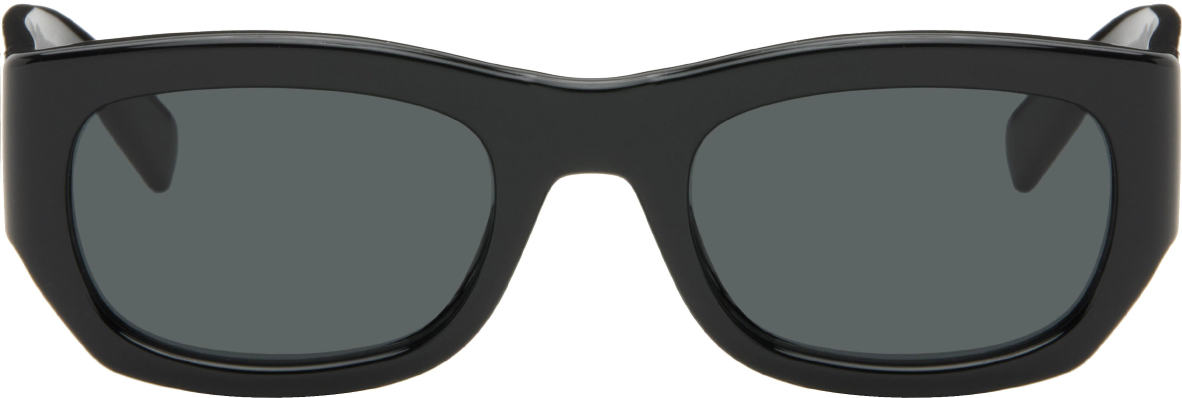 Black SL 713 Sunglasses by SAINT LAURENT