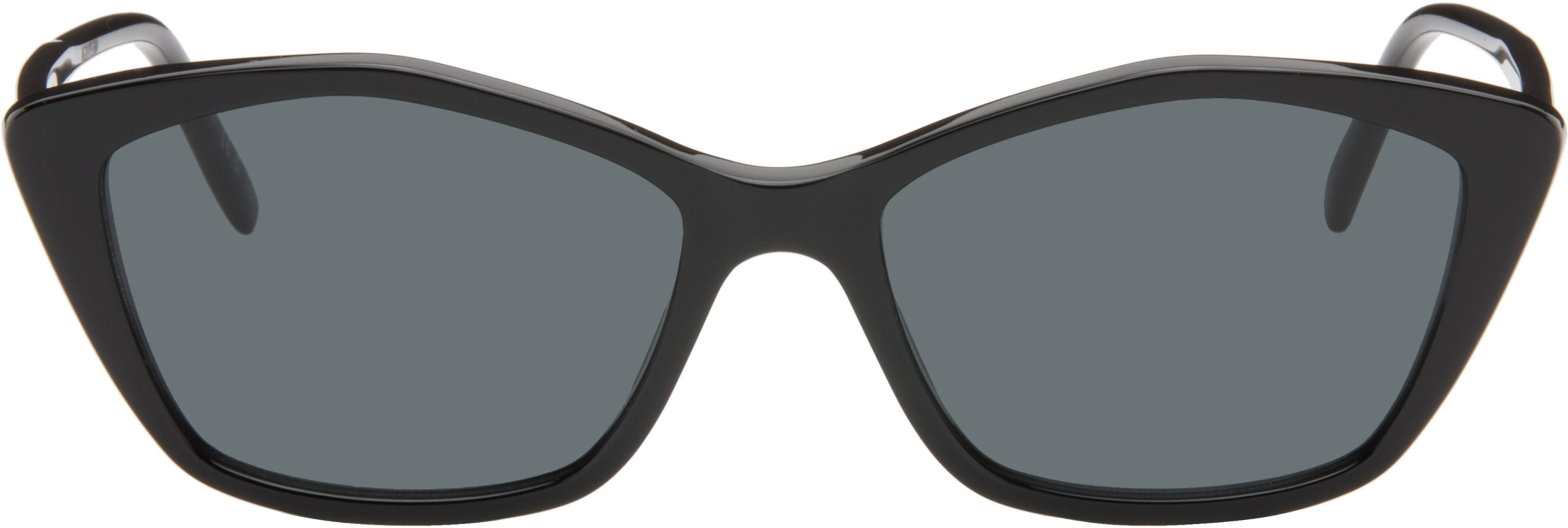 Black SL 775 Sunglasses by SAINT LAURENT