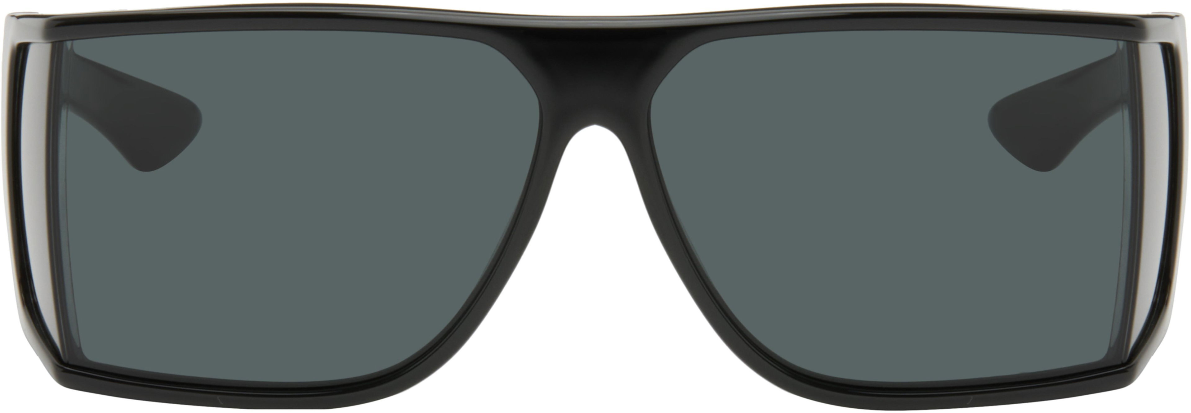 Black SL 806 Sunglasses by SAINT LAURENT