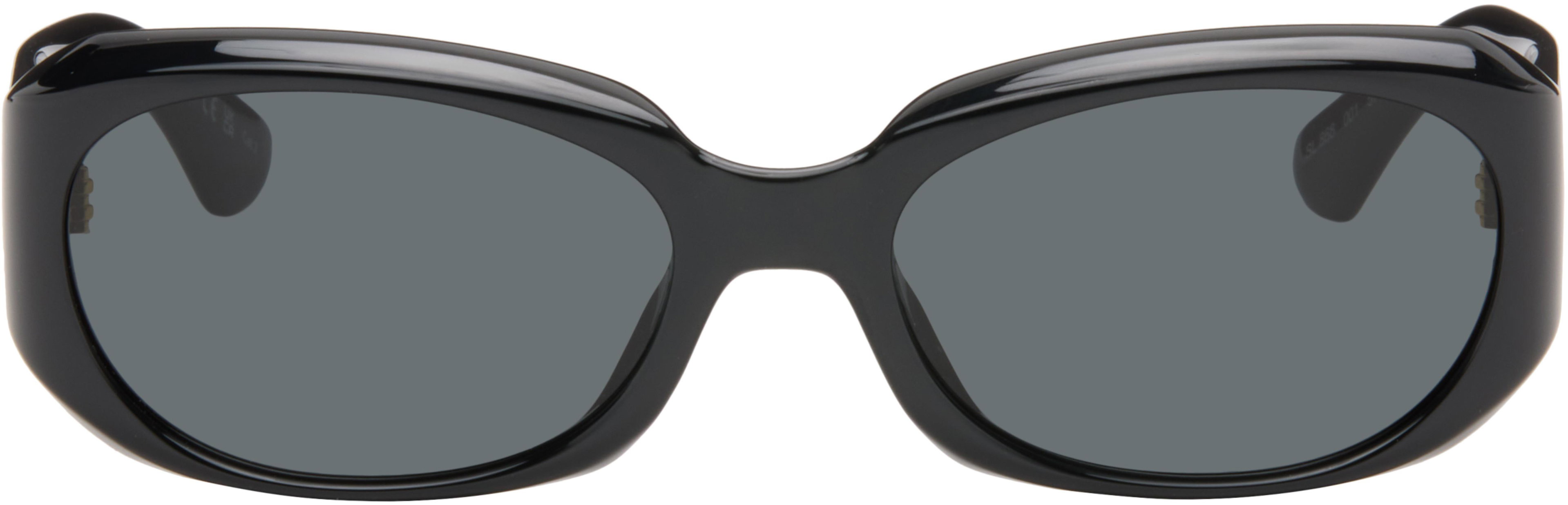 Black SL 868 Sunglasses by SAINT LAURENT