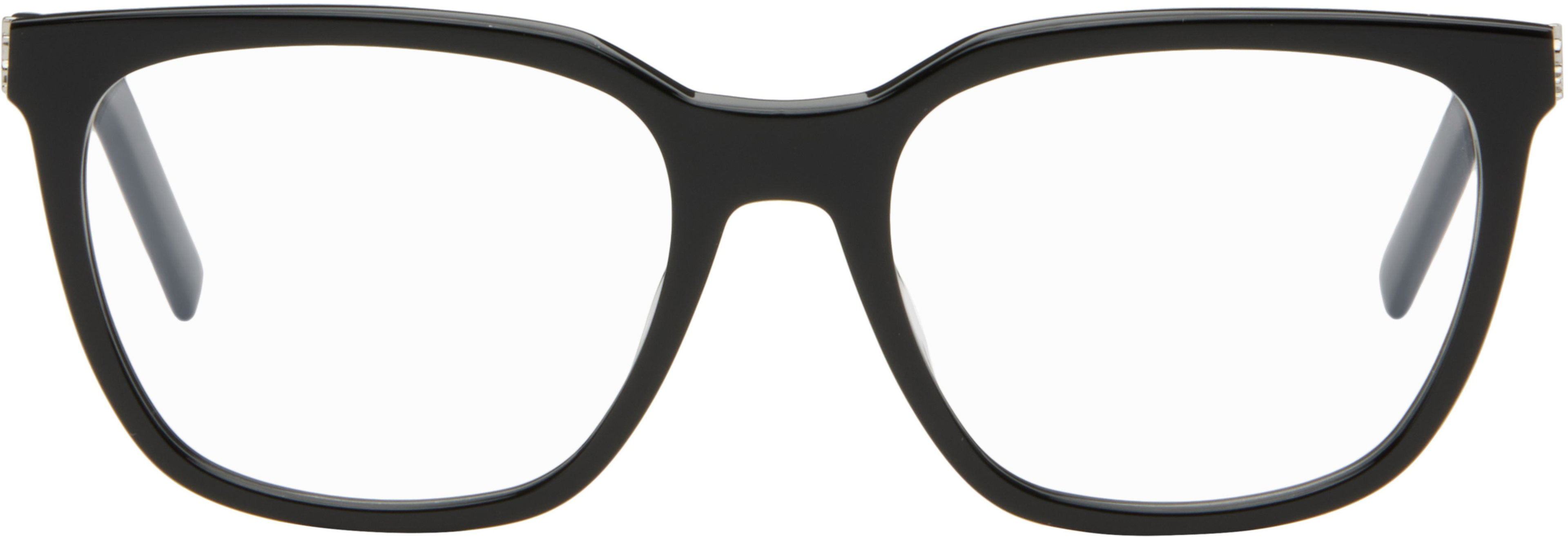 Black SL M129 Glasses by SAINT LAURENT