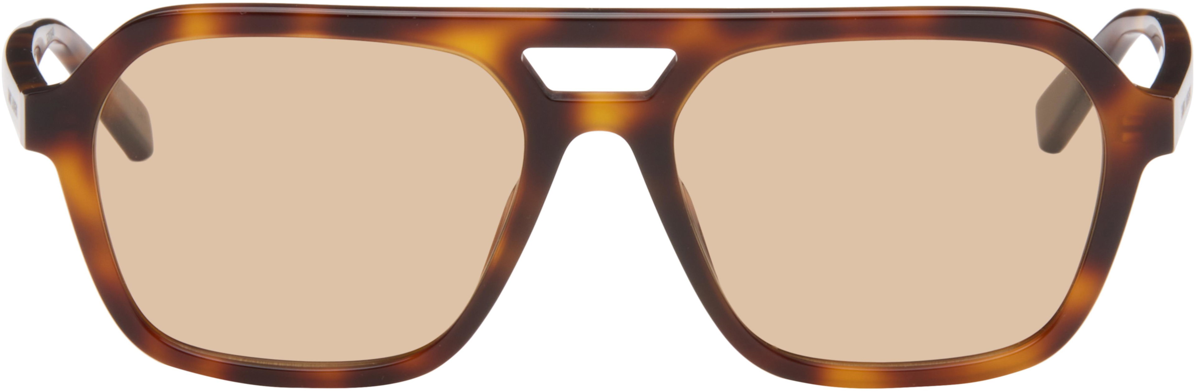 Brown SL 905 Sunglasses by SAINT LAURENT