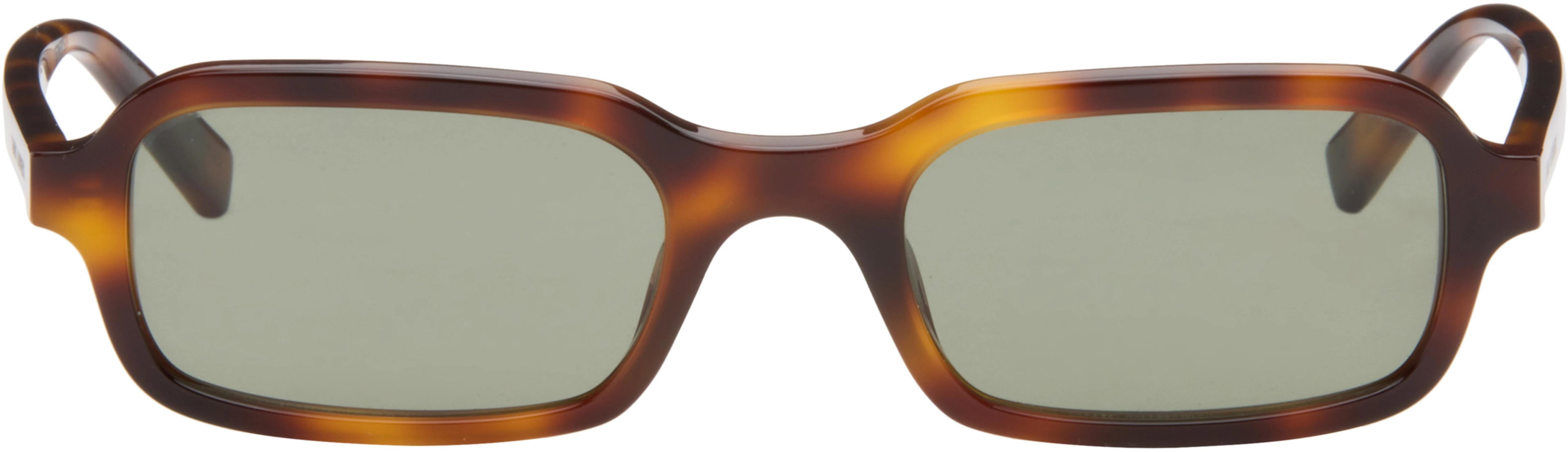 Brown SL 908 Sunglasses by SAINT LAURENT