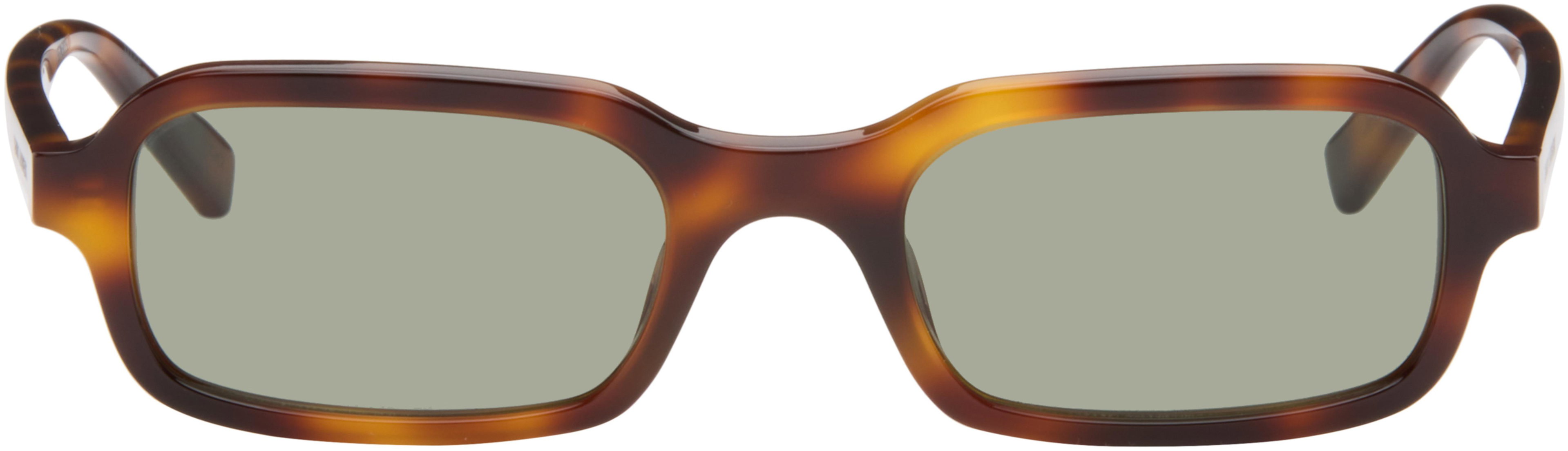 Brown SL 908 Sunglasses by SAINT LAURENT