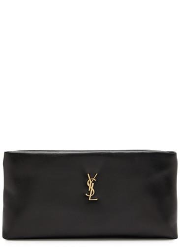 Calypso padded leather pouch by SAINT LAURENT