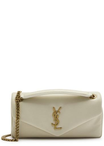 Calypso small padded leather shoulder bag by SAINT LAURENT