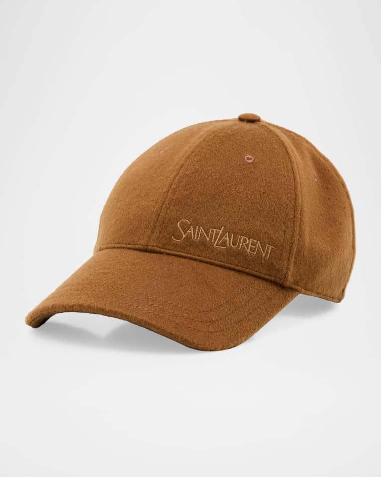 Cashmere Embroidered Baseball Cap by SAINT LAURENT
