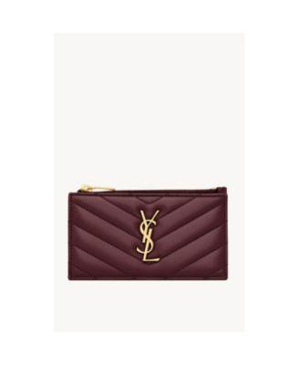 CassandrÃ© Matelasse Large Flap Wallet by SAINT LAURENT