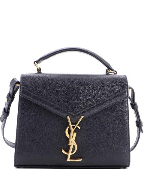Cassandra Top Handle Bag Leather Mini shoulder bag by SAINT LAURENT 