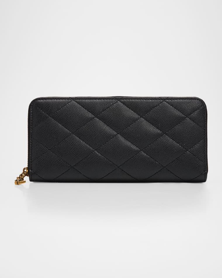 Cassandre Bijou Leather Zip Wallet by SAINT LAURENT