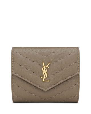 Cassandre Matelass&eacute; Multi-folded Wallet by SAINT LAURENT