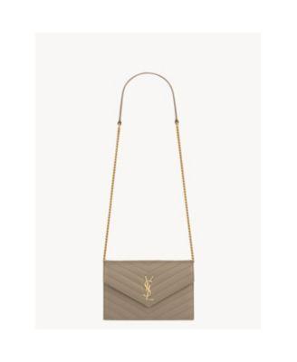 Cassandre Matelasse Envelope Chain Wallet by SAINT LAURENT