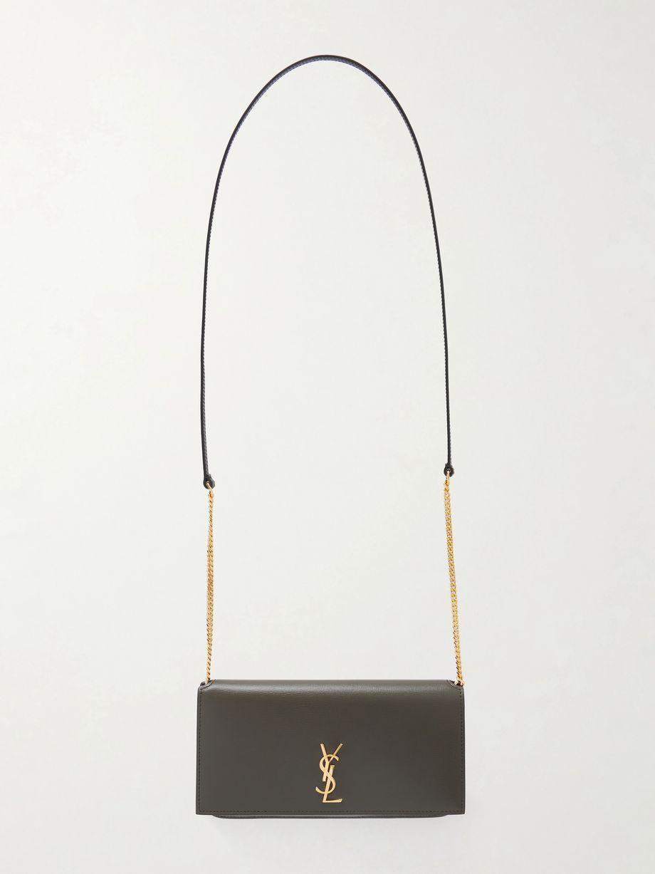 Cassandre Strap leather phone case by SAINT LAURENT