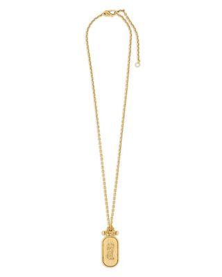 Cassandre Tablet Necklace by SAINT LAURENT