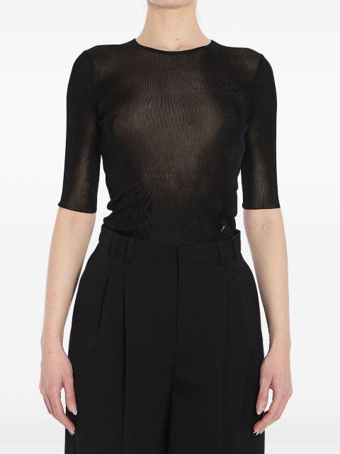 Cassandre cropped top by SAINT LAURENT