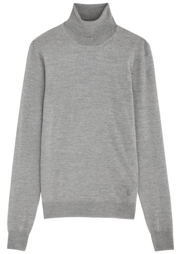 Cassandre fine-knit wool jumper by SAINT LAURENT