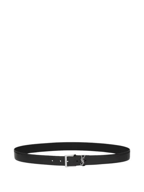 Cassandre leather belt by SAINT LAURENT