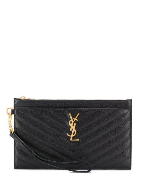 Cassandre matelassé clutch by SAINT LAURENT