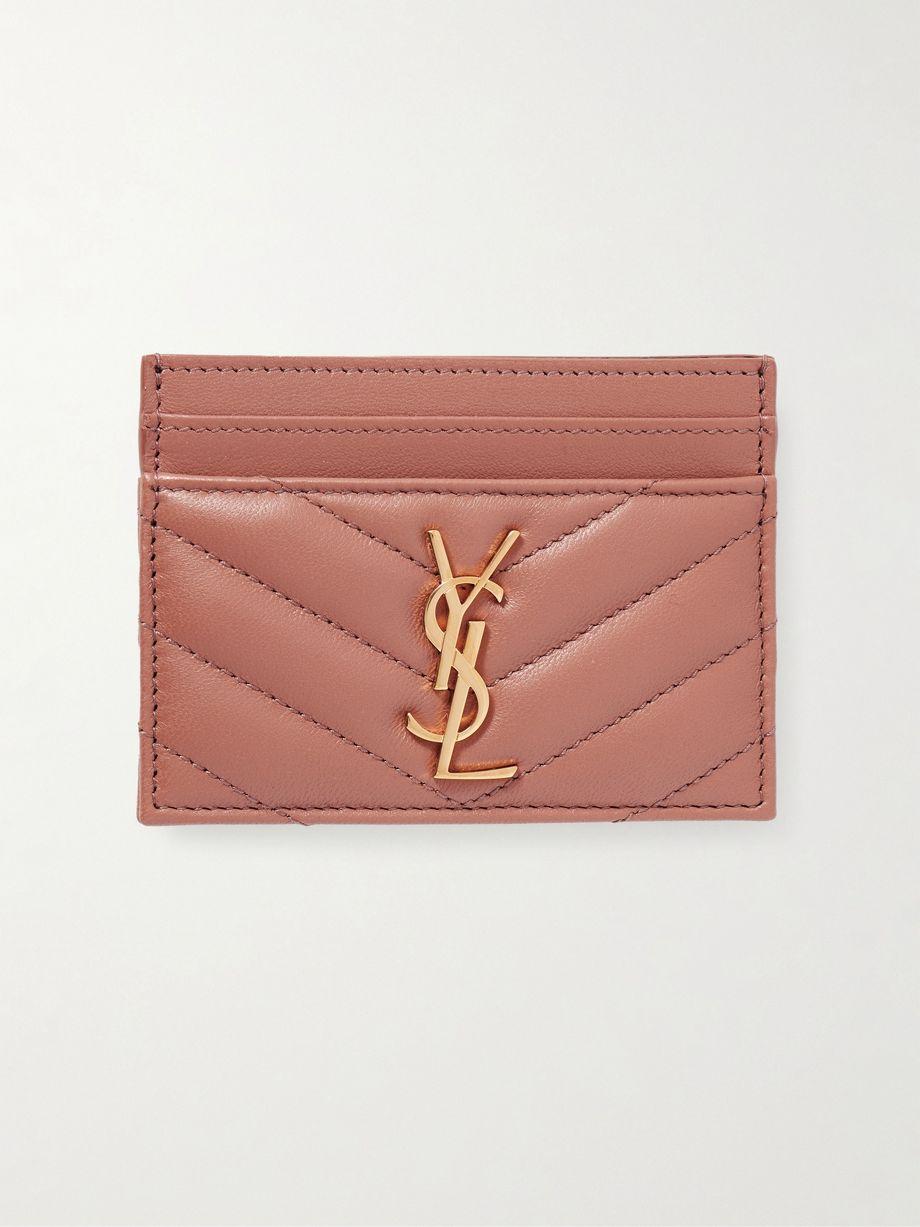 Cassandre matelassé leather cardholder by SAINT LAURENT