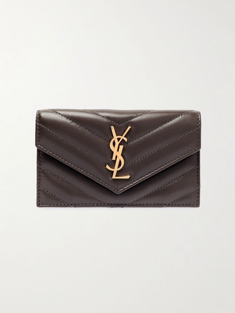 Cassandre matelassé leather wallet by SAINT LAURENT