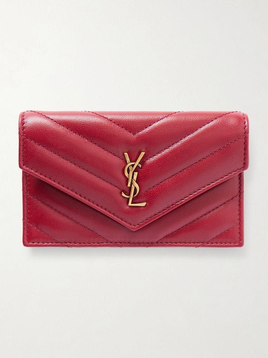 Cassandre matelassé leather wallet by SAINT LAURENT